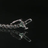 14k White Gold and 2.75cttw Diamond Tennis Bracelet 7.5"