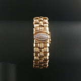 14k Yellow Gold and Diamond 39.8g Heavy Basket Weave Woven Link Bracelet 7"
