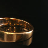 14k Yellow Gold and 0.75cttw Princess Cut Diamond Men's Band Ring Size 9.5