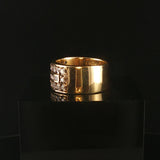 14k Yellow Gold and 1cttw Diamond Vintage Band Ring Size 7.5