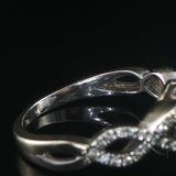 14k White Gold and 1cttw Diamond Vintage Ladies Cluster Halo Ring Size 8.5