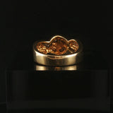 14k Yellow Gold and 0.50cttw Diamond Vintage Interwoven Band Ring Size 7.5
