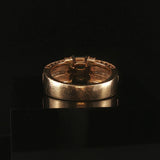 Effy 14k Yellow Gold Emerald and Diamond 9g Solid Ring Size 7