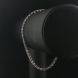 14k White Gold and 1cttw Diamond Vintage S Link Tennis Bracelet 8"