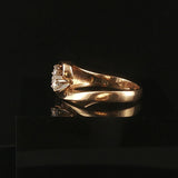 14k Yellow Gold 0.30cttw Two Diamond Fancy Ring Size 7.5