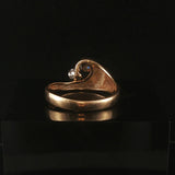 14k Yellow Gold 0.30cttw Two Diamond Fancy Ring Size 7.5