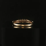 14k Yellow Gold and 0.35cttw Marquise and Baguette Diamond Ring Size 7