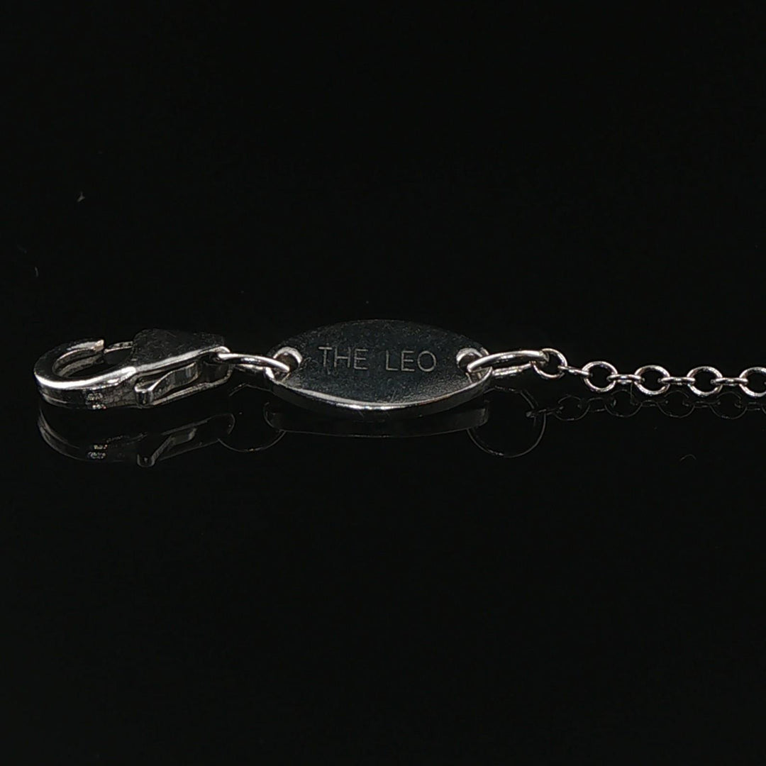 14k White Gold and 1cttw Diamond The Leo Pendant Necklace 18" or 20"