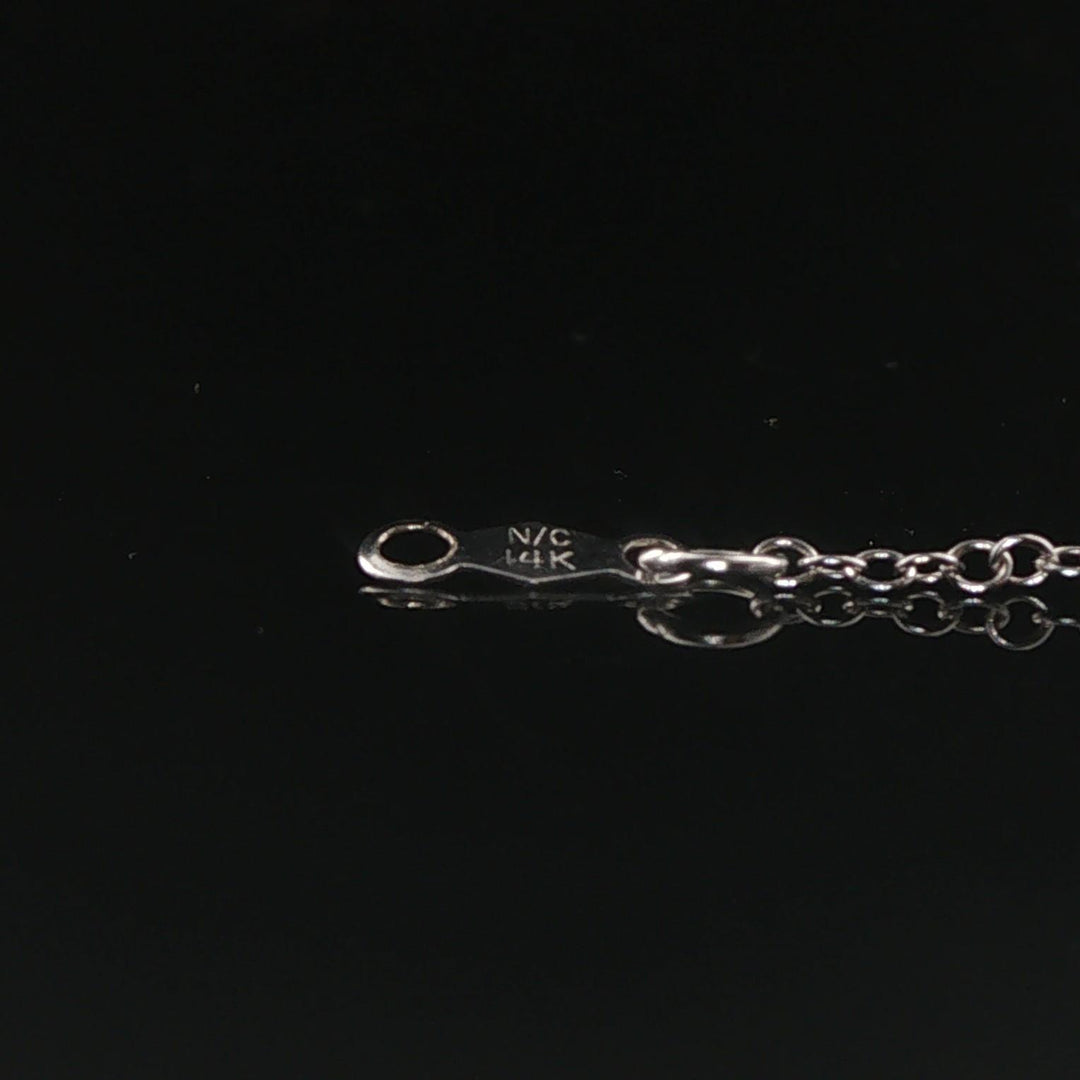 14k White Gold and 1cttw Diamond The Leo Pendant Necklace 18" or 20"