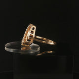 14k Yellow Gold 0.50cttw Diamond Ladies Fancy Ring Size 6.75