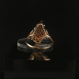 14k Yellow Gold 0.50cttw Diamond Ladies Fancy Ring Size 6.75
