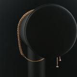 14k Yellow Gold and 1cttw Diamond Adjustable Bolo Tennis Bracelet