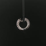 14k White Gold and 0.30cttw Bezel Set Diamonds Huggie Earrings