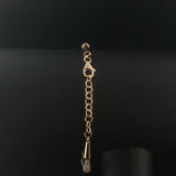 14k Yellow Gold and 1.50cttw Diamond Ladies Vintage Cone Link Bracelet 6" or 7"