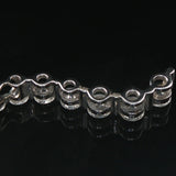 14k White Gold and 0.75cttw Diamond Journey Pendant 1"