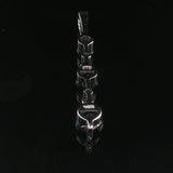 14k White Gold and 0.75cttw Diamond Journey Pendant 1"
