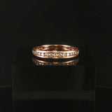 14k Rose Gold and 0.75cttw Diamond Vintage Men's Band Ring Size 11.75