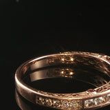 14k Rose Gold and 0.75cttw Diamond Vintage Men's Band Ring Size 11.75