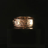 14k Yellow Gold and 0.75cttw Diamond Men's Heavy Band Ring Size 11