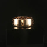 14k Yellow Gold and 0.75cttw Diamond Men's Heavy Band Ring Size 11