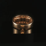 14k Yellow Gold 0.60cttw Diamond and Onyx Squared Ring Size 5.75