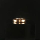 14k Yellow Gold and 1cttw Diamond Vintage 4mm Half Eternity Band Ring Size 6.5