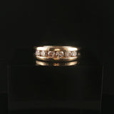 14k Yellow Gold and 1cttw Diamond Men's Band Ring Size 9.25