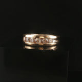 14k Yellow Gold and 1cttw Diamond Men's Band Ring Size 9.25
