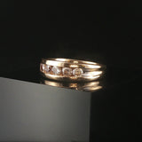 14k Yellow Gold and 1cttw Diamond Men's Band Ring Size 9.25