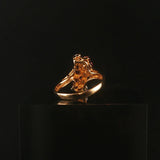 14k Yellow Gold Ruby and 0.42cttw Diamond Ladies Ring Size 6