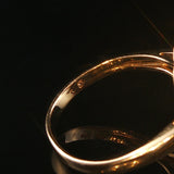 14k Yellow Gold Ruby and 0.42cttw Diamond Ladies Ring Size 6