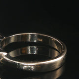 14k White Gold and 1cttw Three Diamond Vintage Ring Size 8