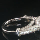 14k White Gold and 1.46cttw Diamond Vintage Ladies Ring Size 5.25