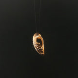 14k Yellow Gold and 0.50cttw Round Cut Diamond Slide Pendant