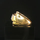 14k Yellow Gold and 1.75cttw Diamond Men's Large Ring Size 11
