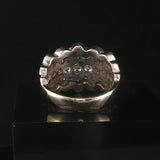 14k White Gold and 1cttw Diamond Vintage Ladies Band Ring Size 8