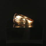 14k Yellow Gold and 0.30ct Diamond Vintage Ring Size 8