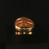 14k Yellow Gold and 0.30ct Diamond Vintage Ring Size 8