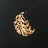 14k Yellow Gold Sapphire and Diamond Vintage Convertible Brooch Pendant