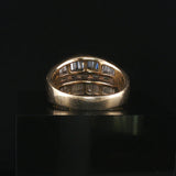 18k Yellow Gold and 2cttw Baguette Diamond Men's Ring Size 9.5