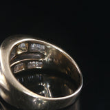 18k Yellow Gold and 2cttw Baguette Diamond Men's Ring Size 9.5