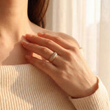 18k Yellow Gold and 0.50cttw Diamond Vintage Ladies Band Ring Size 5