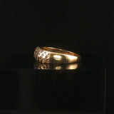 18k Yellow Gold and 0.50cttw Diamond Vintage Ladies Band Ring Size 5