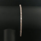 14k White Gold and 2.50cttw Diamond Ladies Tennis Bracelet 7.25"
