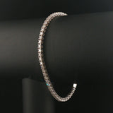 14k White Gold and 2.50cttw Diamond Ladies Tennis Bracelet 7.25"