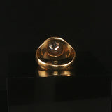 14k Yellow Gold and 0.75ct Old Euro Cut Diamond Vintage Solitaire Ring Size 4.75