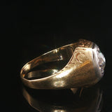 14k Yellow Gold and 0.75ct Old Euro Cut Diamond Vintage Solitaire Ring Size 4.75