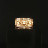 14k Yellow Gold and 0.30cttw Diamond Vintage Band Ring Size 9.25