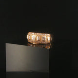 Effy 14k Yellow Gold and 0.50cttw Diamond Band Ring Size 8