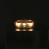 14k Yellow Gold and 0.90cttw Diamond Two Row Band Ring Size 7